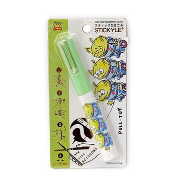 【震撼精品百貨】Metacolle 玩具總動員-《sun-star》玩具總動員 stickyle攜帶型剪刀(手繪三眼怪)
