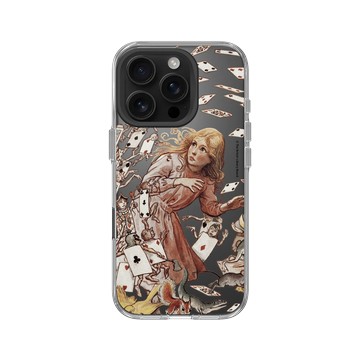 iPhone 16 Pro Clear Case（相機按鈕） 透明 - The British Library - 愛麗絲夢遊仙境