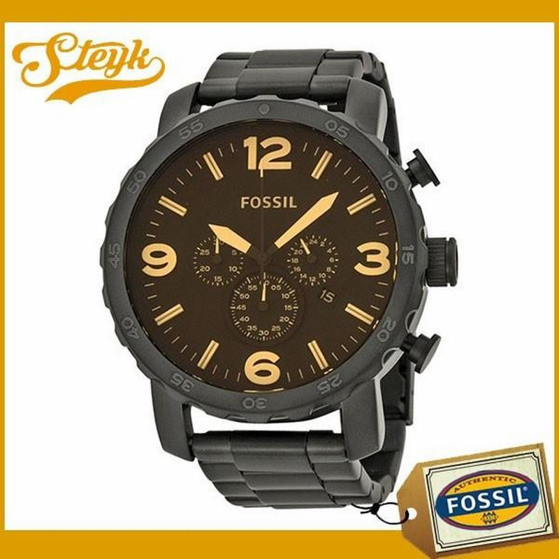 贅沢 FOSSIL フォッシル JR1356 Nate ネイト ステンレス 腕時計