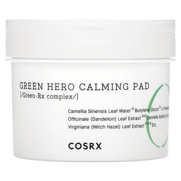 CosRx, One Step，Green Hero 舒緩墊，70 片