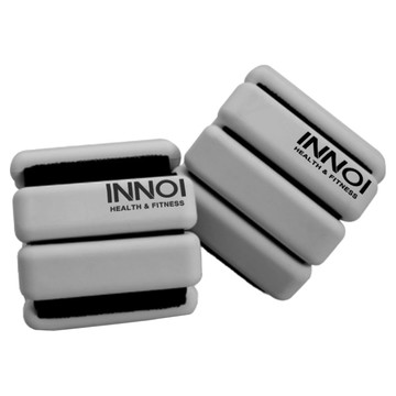 INNOI 矽膠腕踝負重帶 2入組  灰色  26.5 x 7.3cm  450g