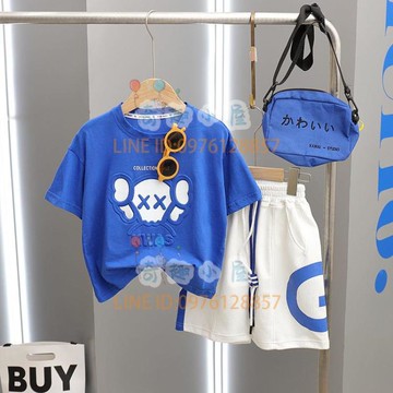 男童套裝兒童夏季短袖兩件套夏天衣服小少爺夏裝【不二雜貨】