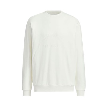 【Adidas 愛迪達】 ST FL LOGO SWT 圓領長袖T恤 運動 休閒 男 - JL6064