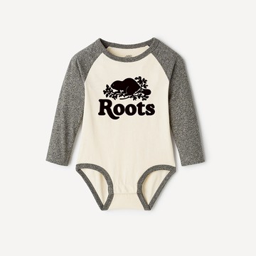 Roots 嬰兒-CABIN 長袖包屁衣