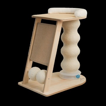 FD.Cattery喵仙儿-登高高劍麻爬梯貓跳台(53*37*60cm )(單入)