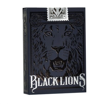 【USPCC 撲克】Bicycle 黑獅牌黑DAVID BLAINE black Lion 黑獅牌-S10315526