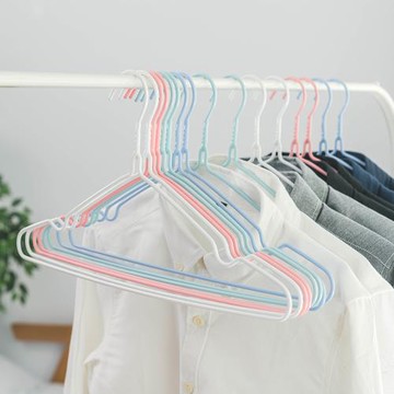 【樂嫚妮】乾濕兩用三角衣架 曬衣架 晾衣架-50入