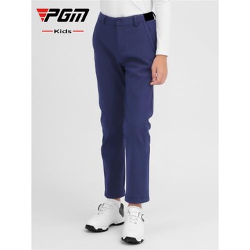 PGM高爾夫兒童服裝褲子男童長褲秋冬季加絨加厚防風保曖運動球褲