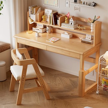 Happylife 實木日字腳升降書桌 120公分 Y12100