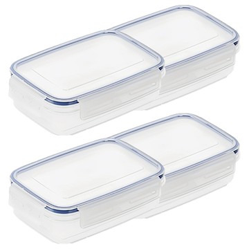 KEYWAY 聯府 天廚保鮮盒  4個  4個容器 + 4個蓋子