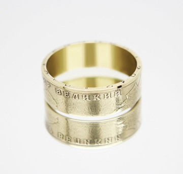 烏克蘭硬幣戒指 1 格里夫納 2004-2018 烏克蘭珠寶烏克蘭項鍊