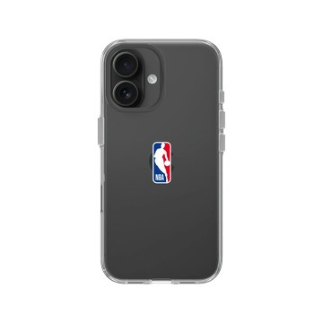 iPhone 16 Clear Case（相機按鈕） 透明 - NBA - Logo-NBA Logoman - Center