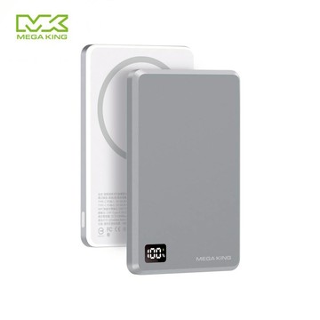 【現貨優惠】MEGA KING 5000準固態防爆磁吸行動電源 銀河灰