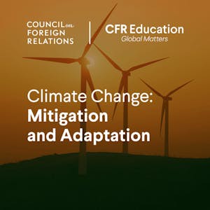 Climate Change: Mitigation and Adaptation