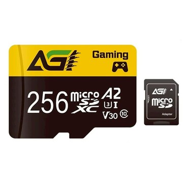 AGi 亞奇雷 256GB microSD記憶卡 AGI256GGSTF138 高速傳輸 附轉接卡  1個