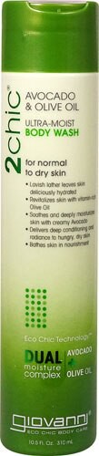 Giovanni 2chic Ultra-Moist Body Wash Avocado & Olive Oil 10.5 fl oz