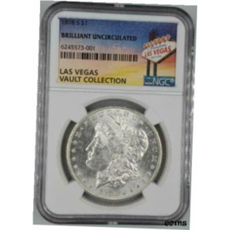 品質保証書付】 アンティークコイン NGC PCGS 1878 S MORGAN SILVER