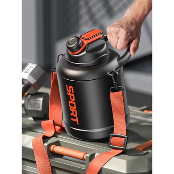 (免運)保溫杯大容量男噸噸桶316不銹鋼大肚保溫水壺便攜新款吸管水杯子