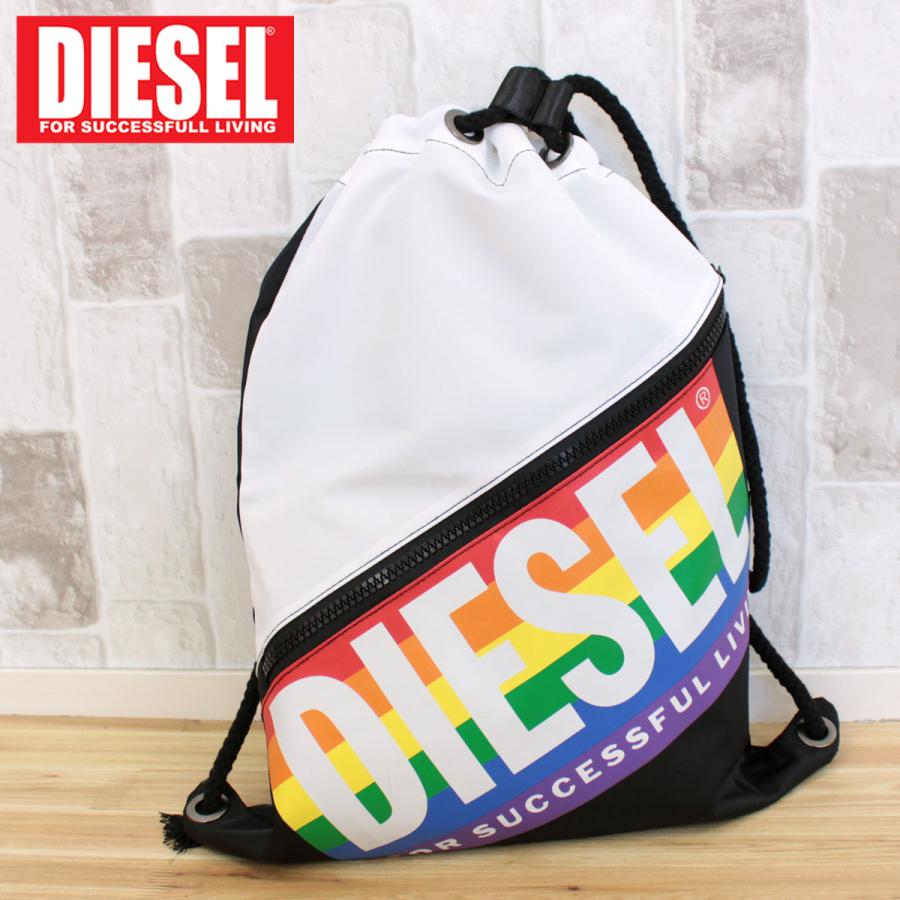 DIESEL ディーゼル ナップサック バックパック ビーチサック