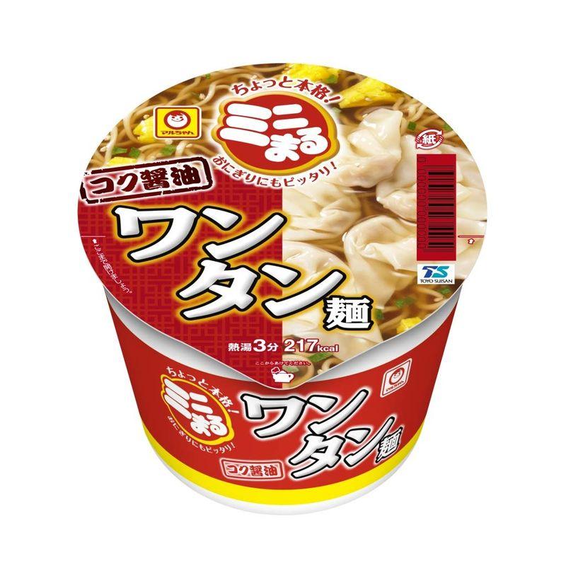 マルちゃん ミニまる コク醤油ワンタン麺 46g×12個 (ミニサイズ)
