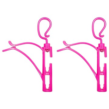 米諾諾 帽T曬衣架 帽T專用曬衣神器 加速乾燥不變形 居家收納好幫手  黃色 + 藍色  2個