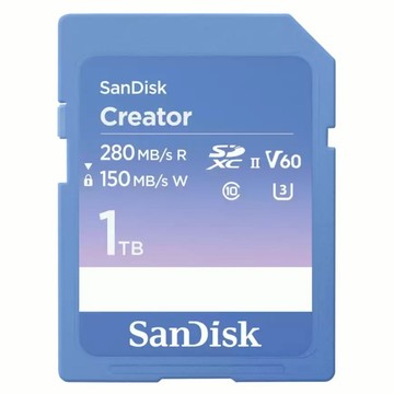 SanDisk 晟碟 公司貨 CREATOR SD UHS-II 記憶卡 附免付費軟體  1個  1TB