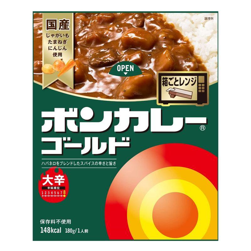 大塚食品 ボンカレーゴールド 大辛 180g×5個 レンジ調理対応