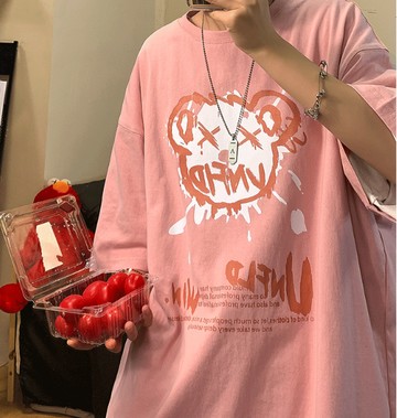 FINDSENSE X  男女 短袖 情侶 新款寬鬆百搭 學生上衣半袖T恤