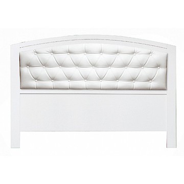 AS DESIGN雅司家具-奧斯本5尺白色皮扣床頭片-154.5x3x106.5cm