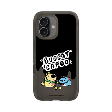 iPhone 17 AirX 本質黑 - 貓貓蟲咖波 Bugcat Capoo - 流體小黃狗咖波