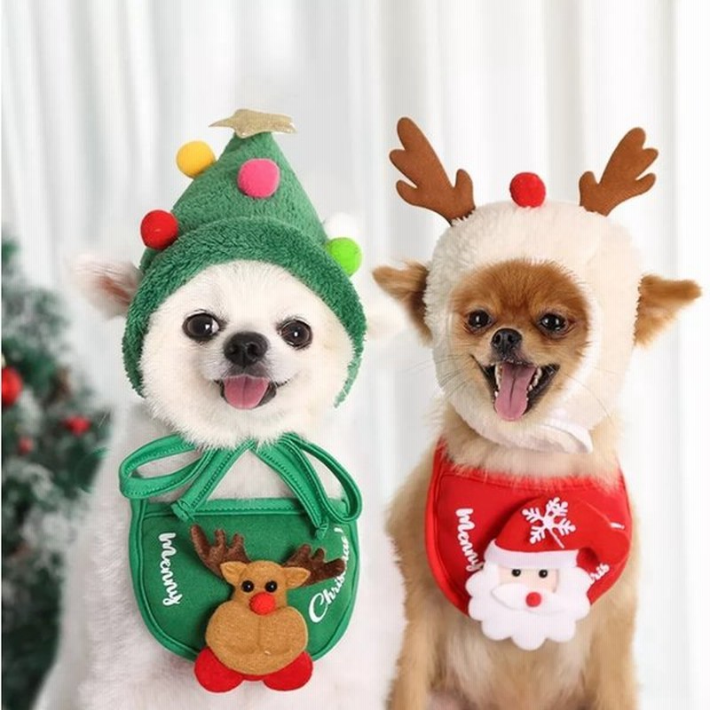 Sale クリスマススタイ 帽子セット サンタクロース サンタ トナカイ クリスマス 犬服 ドッグウェア トイプードル チワワ ポメラニアン 通販 Lineポイント最大get Lineショッピング