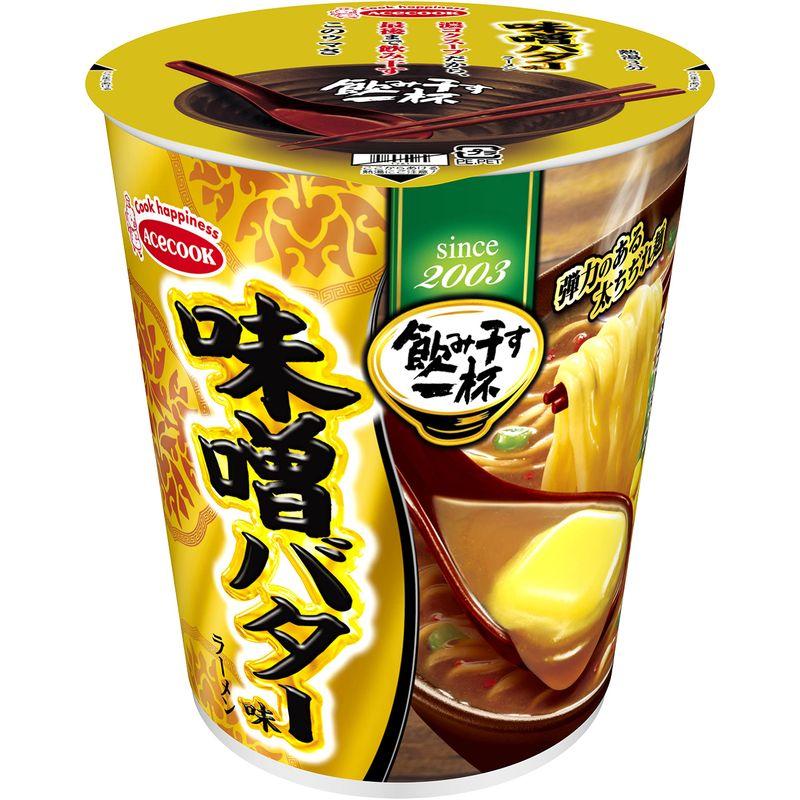 エースコックタテ型飲み干す一杯味噌バター味ラーメン67g×12個