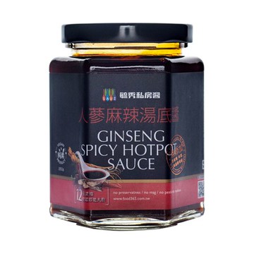 毓秀私房醬-人蔘麻辣湯底醬