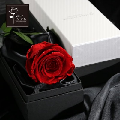 プリザーブドフラワー 枯れない花 プレゼント ギフト 花 バラ 一輪 ダイヤモンドローズ プロポーズ Diamond Rose フレグランス 高級