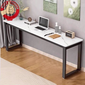 / 電腦桌 書桌 學習桌 辦公桌 工作桌 巖板書桌電腦桌家用臥室靠墻長條窄桌輕奢長方形辦公桌學生寫字桌/Z1004