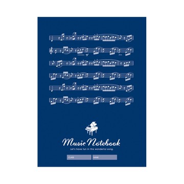 四季SEASON 大格音樂簿 16K-藍樂譜