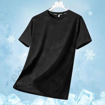 夏天上衣 冰絲t恤男 冰絲上衣 排汗 t恤 涼感t恤 短袖t恤 透氣上衣 速乾上衣 運動短袖 排汗衫 男 涼感短袖