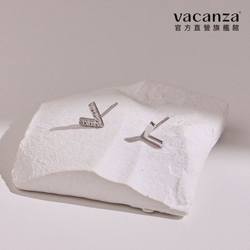 vacanza｜純銀｜v型鑽‧純銀耳環 #新年飾品 #新年禮物