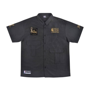 【總冠軍商品】NBA 2024-25 雷霆總冠軍 工裝 短袖襯衫 3525147320