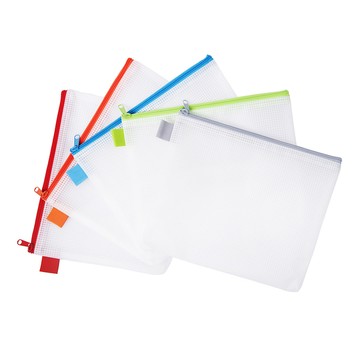 【連勤】PEVA環保無毒夾 B5 網袋 拉鍊袋 12入/打 LCM-B5 - 多款可選