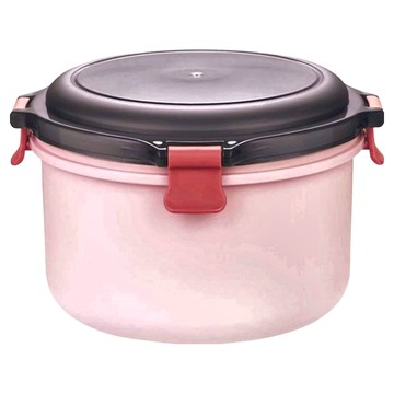 AN 大卡龍保鮮隔熱餐盒 304不鏽鋼材質 耐熱PP材質 15cm  顏色隨機  1個