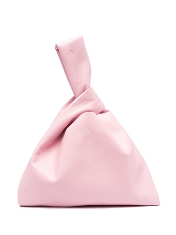 Nanushka - Jen gathered tote bag - women - Polyurethane/Polyurethane/Recycled Polyester/Recycled Polyester - One Size - PINK