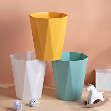 北歐風簡約垃圾桶家用客廳衛生間廚房無蓋大號ins創意臥室辦公室