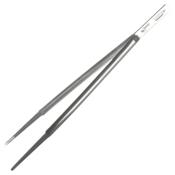 EXCELSA 不鏽鋼窄餐夾31cm 窄版夾頭精準控制 適用擺盤裝飾 耐用易清洗  1支  銀色