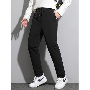 羽絨褲男士外穿加厚青年可脫卸高端休閑中老年防寒零下40度保暖褲