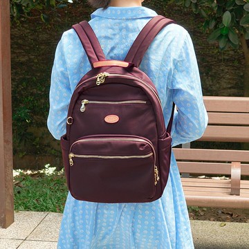 必BUY機能小旅行後背包03291(勃艮地紅)