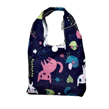 現貨 購物袋 環保袋 可愛動物圖案 摺疊收納 加厚 防水 日本購入