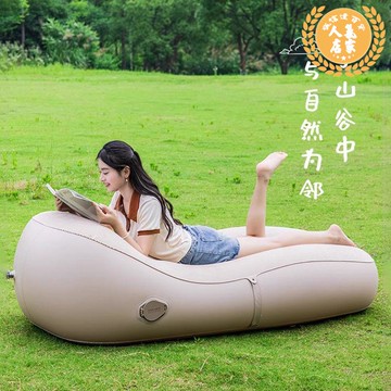 充氣床墊 充氣墊 自動充氣 車載氣墊 自動充氣沙發單人懶人午休床墊戶外便攜露營帳篷家用宿舍加厚可躺