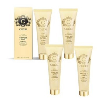 澳洲 Cheri 頂級養護曼努考蜂蜜護手霜-4入組 75ml/瓶
