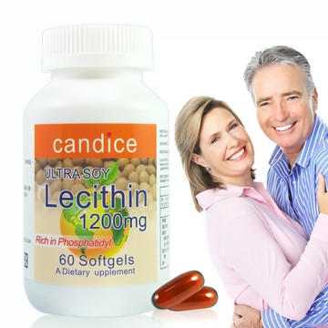 Candice康迪斯活力大豆卵磷脂膠囊(60顆/瓶)｜Soy Lecithin 1200mg